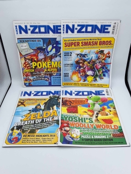 4 Stück Nintendo N-Zone Zeitschriften Ausgaben 212, 213, 218, 232